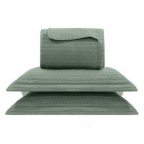 Kit cama casal 3p matelado linea classic - verde 176212