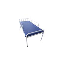 Kit Cama Hospitalar Fixa Com Grades Laterais + Colchão D28