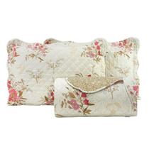 Kit cama king ultra lisse belle - bege est.