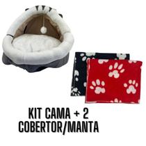 Kit Cama Pet com 2 Cobertores/Mantas Super Aconchegante, Lavável, Conforto e Proteção Kit Cama Pet com 2 Cobertores/Mantas Super Aconchegante, Lavável, Conforto e Proteção
