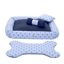 Kit Cama Pet para Cachorro ou Gato Porte Grande Realeza