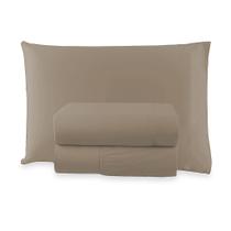 Kit Cama Solteiro 3 Peças Lençol com Elástico, Superior e Fronha