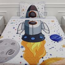 Kit Cama Solteiro Fantasy - ASTRONAUTA 9960 Kit Cama Solteiro Fantasy - ASTRONAUTA 9960