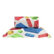Kit cama solteiro ultra lisse infantil - leggo blocks