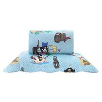 Kit cama solteiro ultra lisse infantil - piratas