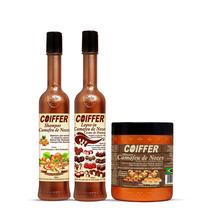 Kit Camafeu de Nozes Coiffer shampoo Leave-in Anti Poluição Anti Oxidação p/ Cabelos Extremamente Seco e Quabradiços Kit Camafeu de Nozes Coiffer shampoo Leave-in Anti Poluição Anti Oxidação p/ Cabelos Extremamente Seco e Quabradiços
