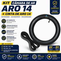 Kit camara de ar - klm 14t c/ cinta aro 14 Kit camara de ar - klm 14t c/ cinta aro 14