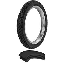 Kit Camara + Pneu Moto Honda Bros 90/90-19 52t R34 Rinaldi