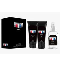 Kit Camaro Black (Body Splash 100ml + Gel pós barba 100g + Shampoo 3 em 1 100ml)