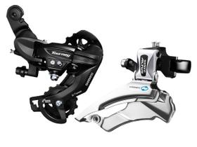 Kit Cambio 3x8V Shimano Tourney e Altus Dianteiro e Traseiro