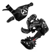 Kit Cambio Absolute 12v + Alavanca Passador Trocador Mtb Bike Kit Cambio Absolute 12v + Alavanca Passador Trocador Mtb Bike