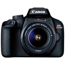 Kit Câmera Canon Eos Rebel T100 18 Megapixels Com Lente Ef S 55 Iii