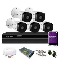 Kit Câmera de Segurança Intelbras com 5 Câmeras de Segurança 720p