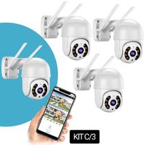 Kit Câmera De Segurança Smart IP Wifi A8 Mini Dome Full HD Prova Dágua Audio Bidirecional Infravermelho Vigilancia Casa Empresa Sitio Fazenda Garagem Kit Câmera De Segurança Smart IP Wifi A8 Mini Dome Full HD Prova Dágua Audio Bidirecional Infravermelho Vigilancia Casa Empresa Sitio Fazenda Garagem