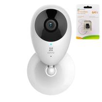 Kit Câmera de Segurança WiFi Ezviz C2C 1080p + MicroSD 64GB