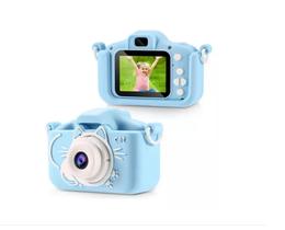 Kit Câmera Infantil Digital + Cartão De Memoria Fotos Filma Grava Lançamento Infantil
