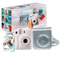 Kit Câmera Instantânea Fujifilm Instax Mini 12 Branca + 10 Filmes Mermaid Tail Kit Câmera Instantânea Fujifilm Instax Mini 12 Branca + 10 Filmes Mermaid Tail