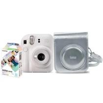 Kit câmera Instantânea Fujifilm instax mini 12 BRANCO MARFIM + bolsa + filme Mermaid Tail com 10 fotos Kit câmera Instantânea Fujifilm instax mini 12 BRANCO MARFIM + bolsa + filme Mermaid Tail com 10 fotos