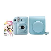 Kit câmera Instantânea Fujifilm Instax Mini 12 Com Bolsa e Pack de Filme Macaron