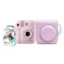 Kit Câmera Instantânea Fujifilm Instax Mini 12 Lilás + 10 Filmes Mermaid Tail + Bolsa Kit Câmera Instantânea Fujifilm Instax Mini 12 Lilás + 10 Filmes Mermaid Tail + Bolsa