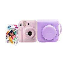 Kit Câmera Instantânea Fujifilm Instax Mini 12 Lilás Pack Spray Art Bolsa Lilás