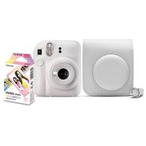 Kit Câmera Instantânea Instax Mini 12 Branca com Pack 10 fotos e Bolsa Branca, FUJIFILM FUJIFILM