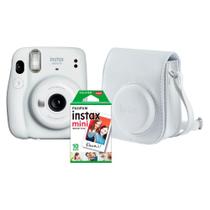 Kit camera instax mini 11 bolsa s. branco