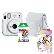 Kit Câmera Instax Mini 11 Fujifilm + 10 Filmes tradicional + 10 filmes Macaron+ Bolsa