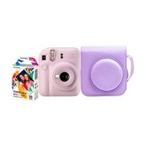 Kit Câmera Instax Mini 12 + 10 fotos Spray Art Bolsa Lilás Kit Câmera Instax Mini 12 + 10 fotos Spray Art Bolsa Lilás