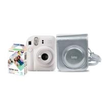Kit Camera Instax Mini 12 com 10 filmes Branco Marfin
