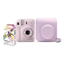 Kit Camera Instax Mini 12 com 10 filmes Lilas Candy - Fujifilm