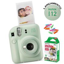 KIT Câmera Instax Mini 12 + Filme + Pregador