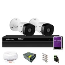 Kit Câmera Intelbras com 2 Câmeras de Segurança 1080p Kit Câmera Intelbras com 2 Câmeras de Segurança 1080p