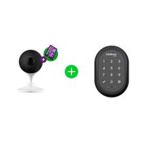 Kit Câmera Inteligente IM3 C com MicroSD 32GB + Fechadura Digital FR102