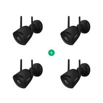 Kit Câmera Inteligente IM5 SC Black Intelbras - 4 Unidades Kit Câmera Inteligente IM5 SC Black Intelbras - 4 Unidades