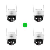 Kit Câmera Inteligente IM7+3MP Branca Intelbras - 4 unidades