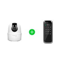 Kit Câmera Inteligente IME 360C com Fechadura Digital FR 101 Intelbras Kit Câmera Inteligente IME 360C com Fechadura Digital FR 101 Intelbras