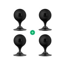 Kit Câmera Inteligente Intelbras IM3 C Black - 4 unidades