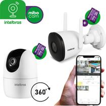 Kit Câmera Interna E Externa Mibo C/ Cartão 32gb Intelbras