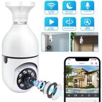 Kit Camera Lampada E27 Wife IP Cameras de Segurança Visão Noturna Full HD Infravermelho Vigilancia Interna Externa Kit Camera Lampada E27 Wife IP Cameras de Segurança Visão Noturna Full HD Infravermelho Vigilancia Interna Externa