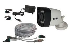 Kit Câmera Para Ligar Direto Na Tv com 50 mts de Cabo Conectores e fonte