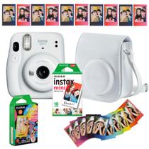 Kit Câmera Polaroid Instax Mini 11 Fujifilm + 10 Filmes tradicional + 10 filmes Rainbow + Bolsa - Fujifilm do Brasil