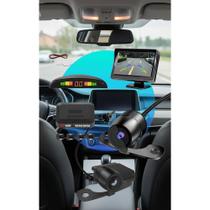 Kit Câmera Ré 4.3" HD + Sensor Estacionamento