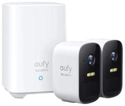 Kit Câmera Segurança Eufy Eufycam 2c 21 1080p Wireless Com Bateria Branco