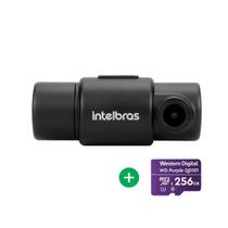 Kit Câmera veicular Duo Intelbras DC 3201 2K+ + Cartão Micro SD 256GB