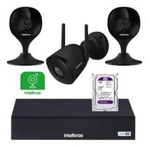 Kit Câmera Wifi 01 Externas Im5 Sc 02 Interna Imx-c C Hd 1tb