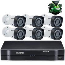 Kit Câmeras de segurança Intelbras MultiHD Dvr 8c + 6 câmeras Intelbras Vhl 1120B G6