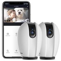 Kit Câmeras de Segurança LaView com 2 Cartões SD 32GB - Sistema de Monitoramento Wi-Fi com Detecção de Movimento, Áudio Bidirecional e Visão Noturna
