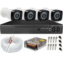 Kit Câmeras De Segurança Residencial Full Hd 1080p Acesso à internet P2P