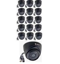Kit Câmeras Domes 8020 - 16 Unidades - 2MP 1080p